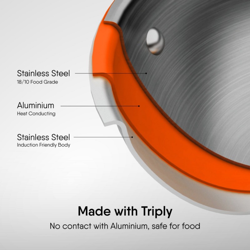 Stahl Artisan Triply Frypan With Lid