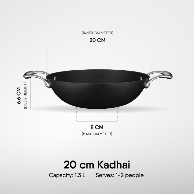 Stahl Artisan Triply Blacksmith Cast Iron Kadhai