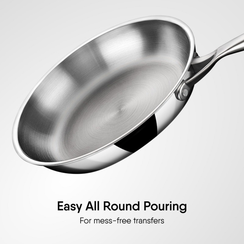 Stahl Artisan Triply Frypan With Lid