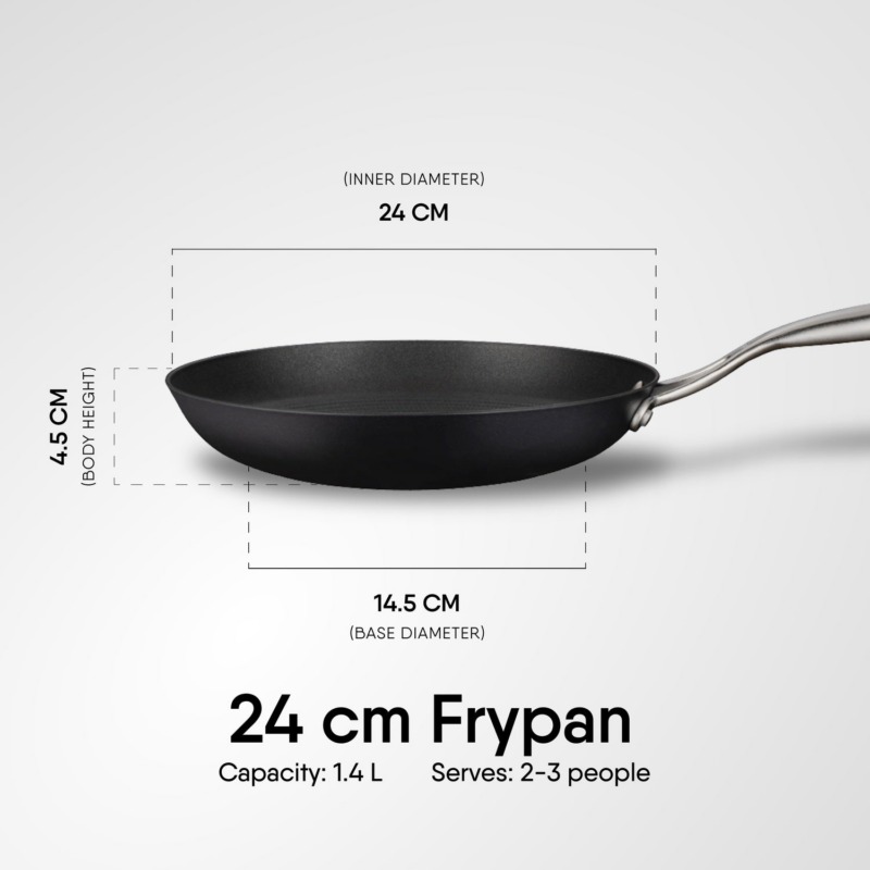 Stahl Blacksmith Plus Cast Iron Frypan