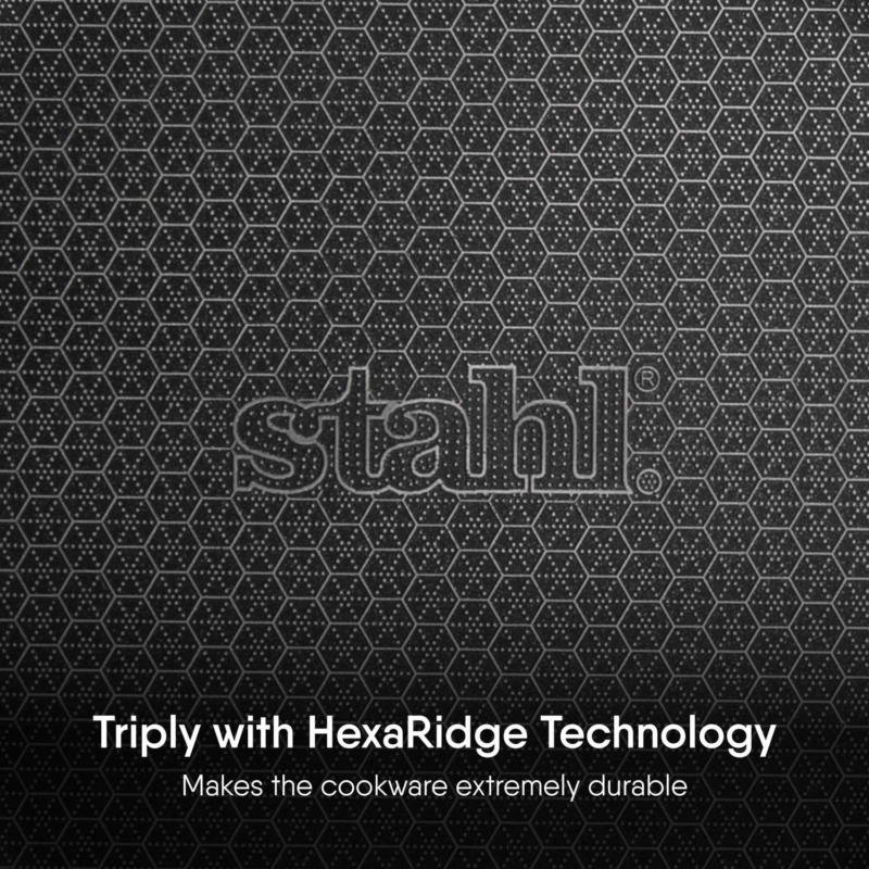Stahl Artisan Triply Hybrid Kadhai With Lid