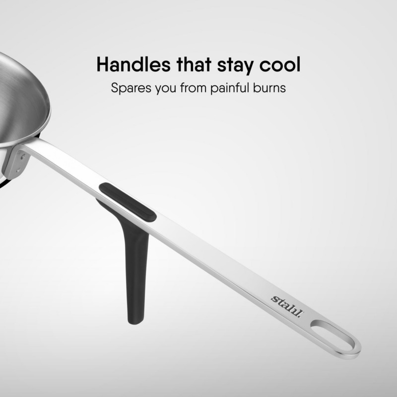 Stahl Artisan Triply Tadka Pan (Wagaria)