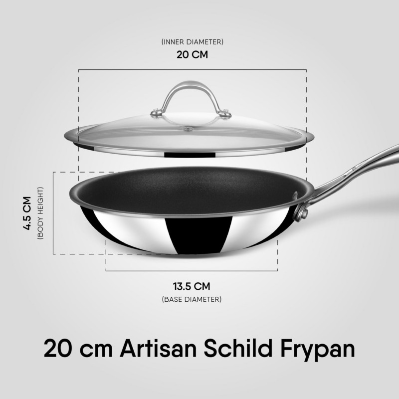 Stahl Artisan Schild Frypan With Lid