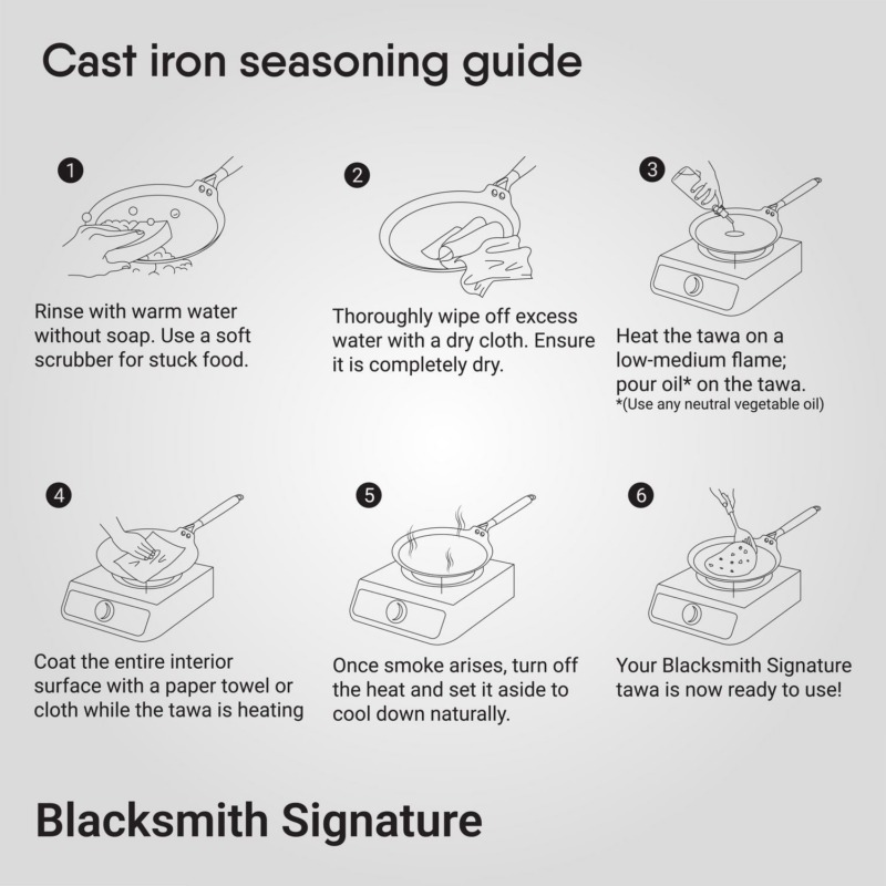 Stahl Blacksmith Signature Roti Tawa 26 cm