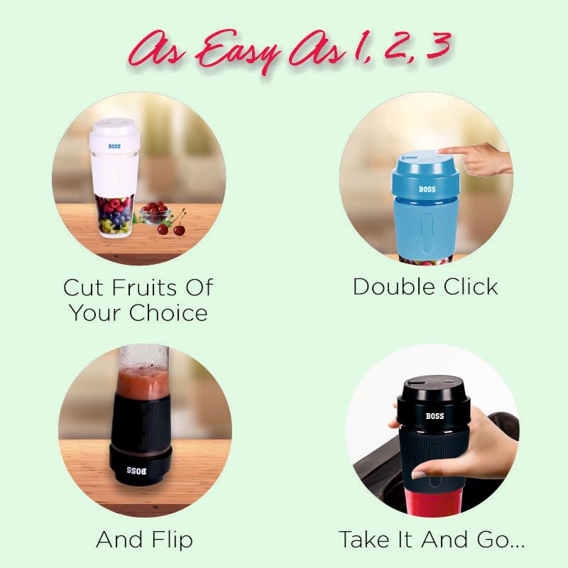 Boss B711 Portable USB Blender (Rechargeable)