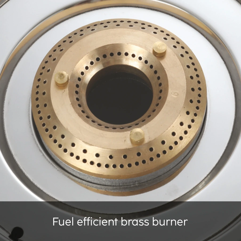 Glen 1030 3 Burner Glass Top Gas Stove