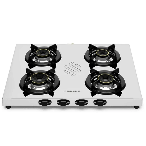 Sunshine Brio 5G 4 Burner Stainless Steel Gas Stove
