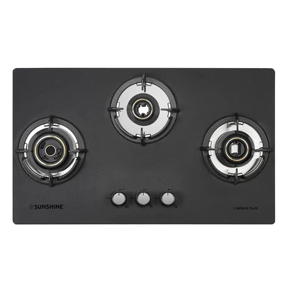 Sunshine Carnival Plus Matte 3 Burner Auto-Ignition Hob