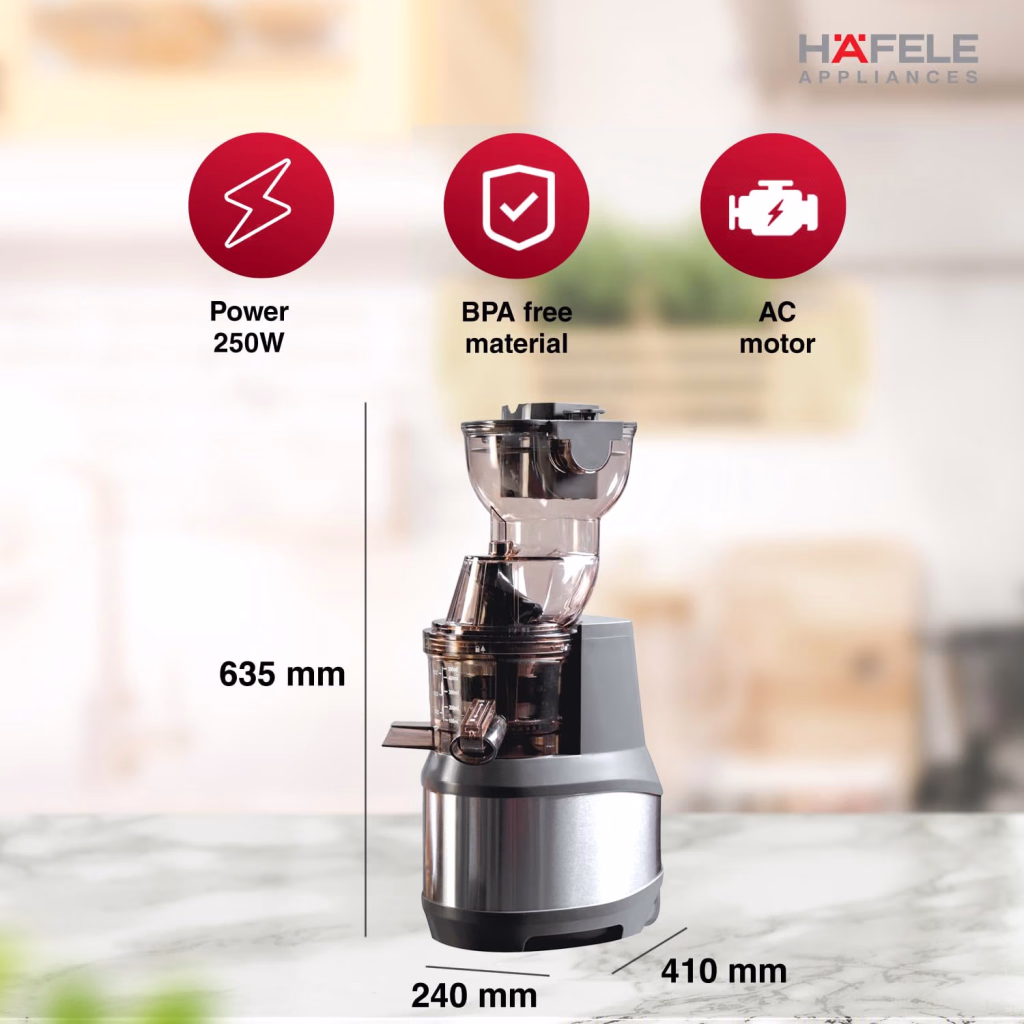Hafele Magnus Cold Press Slow Juicer 250W