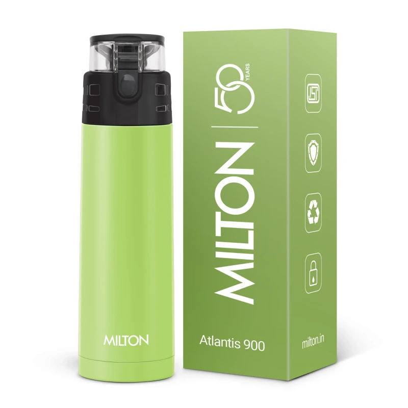 Milton Atlantis Thermosteel Bottle 350 ml Green