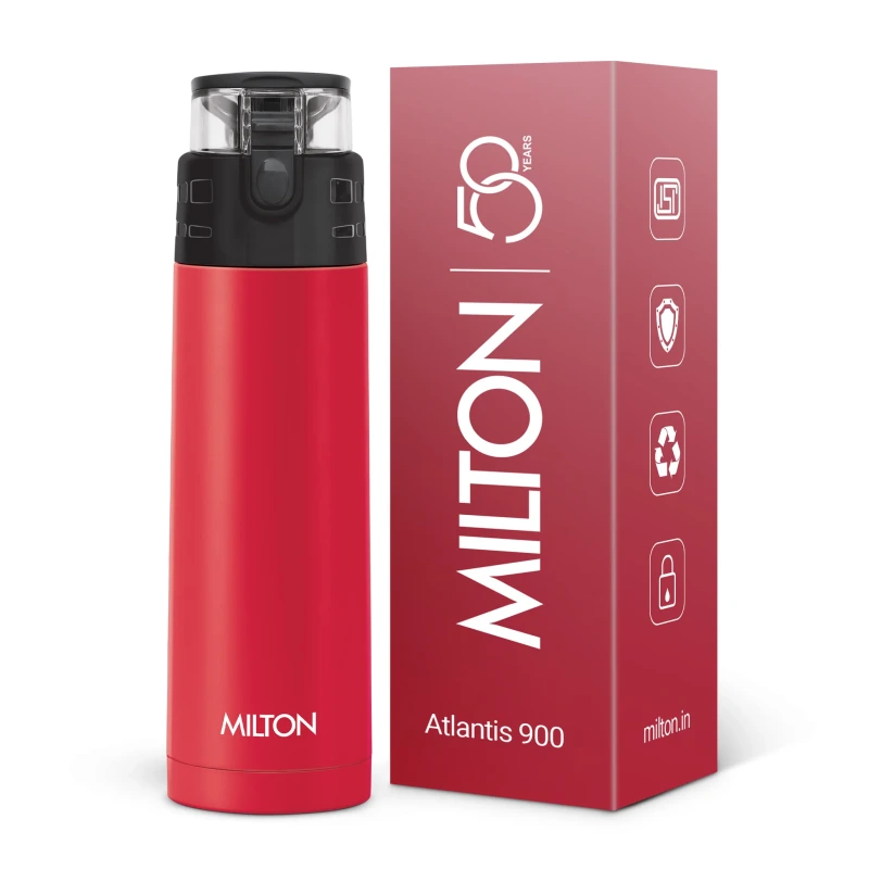 Milton Atlantis Thermosteel Bottle 750 ml Red
