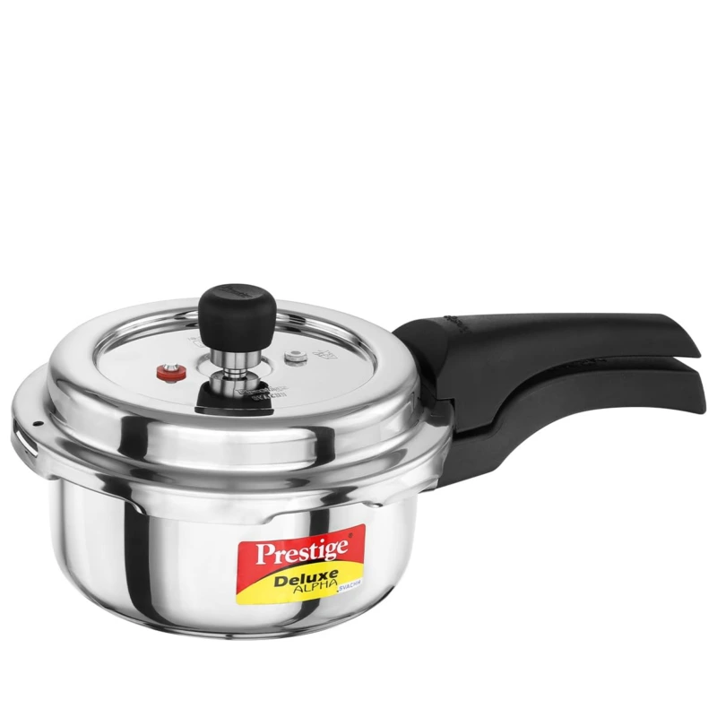 Prestige Deluxe Alpha Svachh Stainless Steel Pressure Cooker 2 L