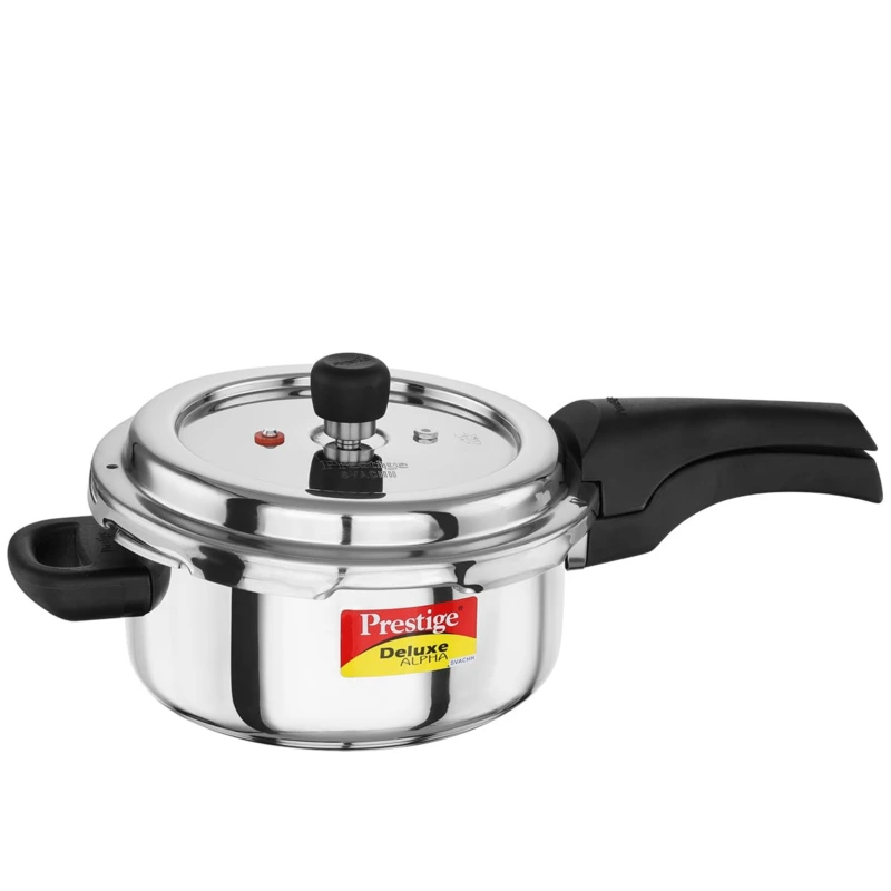 Prestige Deluxe Alpha Svachh Stainless Steel Pressure Cooker 3 L