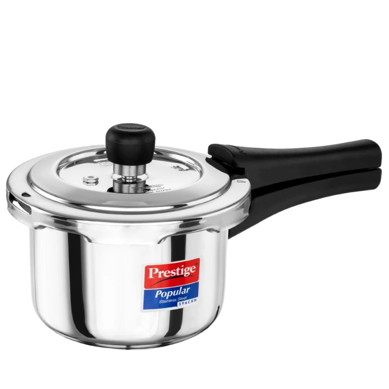 Prestige Popular Swachh Stainless Steel Pressure Cooker 1.5 L