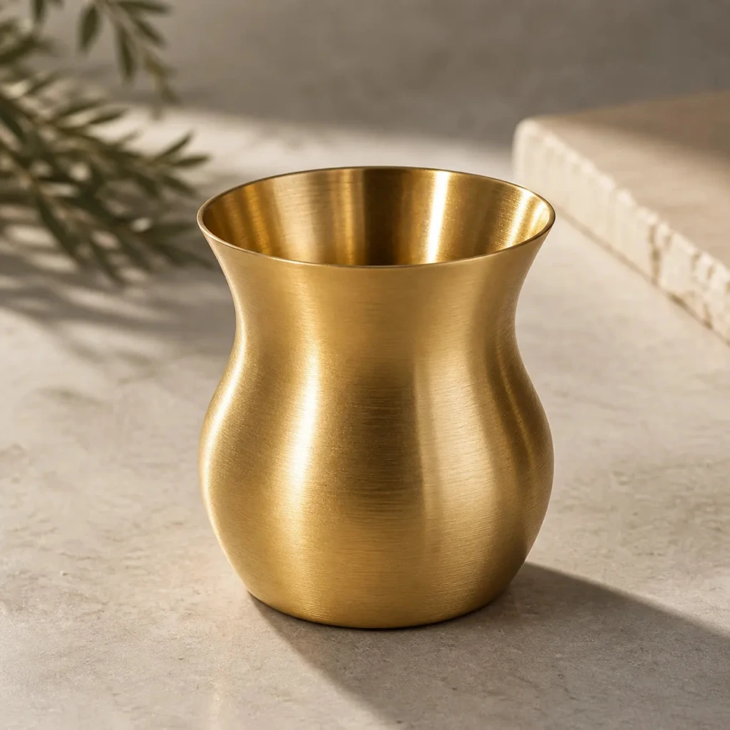 Kansyam Belly Loti Kansa Bronze Glass - view 2