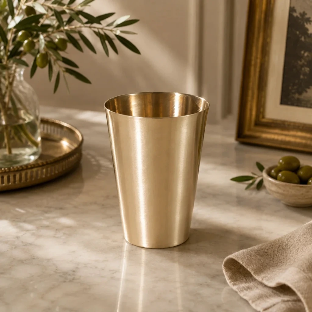 Kansyam Butter Milk Kansa Bronze Glass 280 ML - view 2