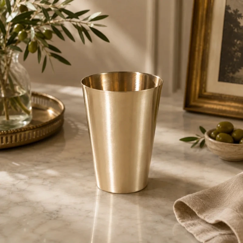 Kansyam Butter Milk Kansa Bronze Glass 280 ML - view 2