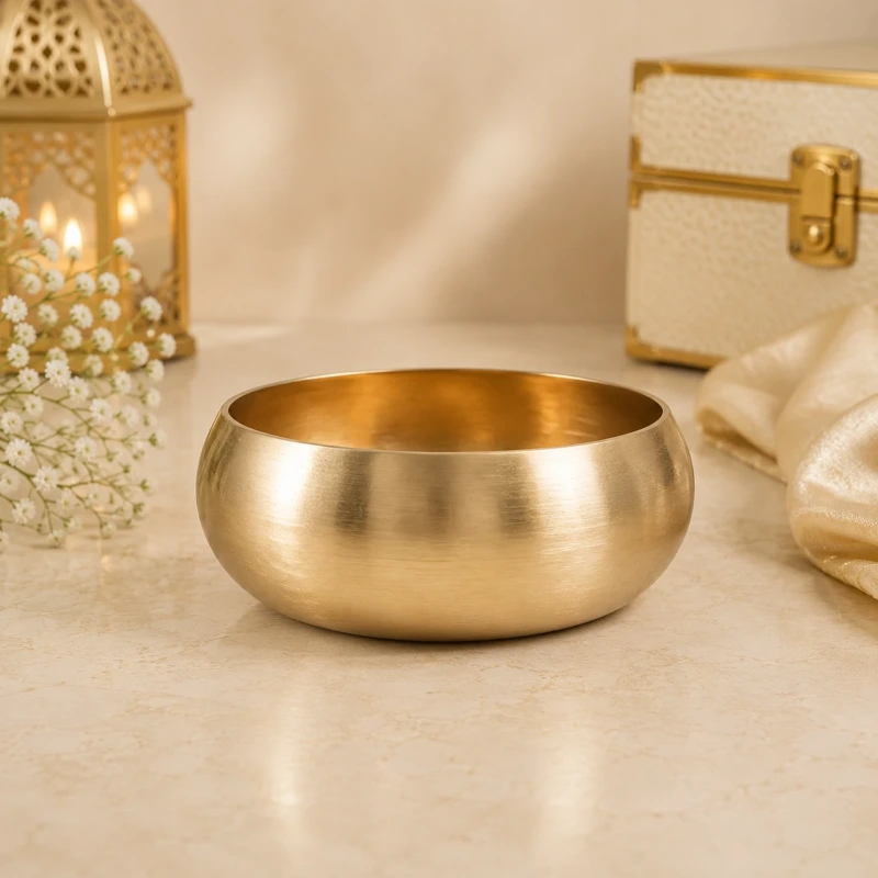 Kansyam Curve Kansa Bronze Bowl - view 2