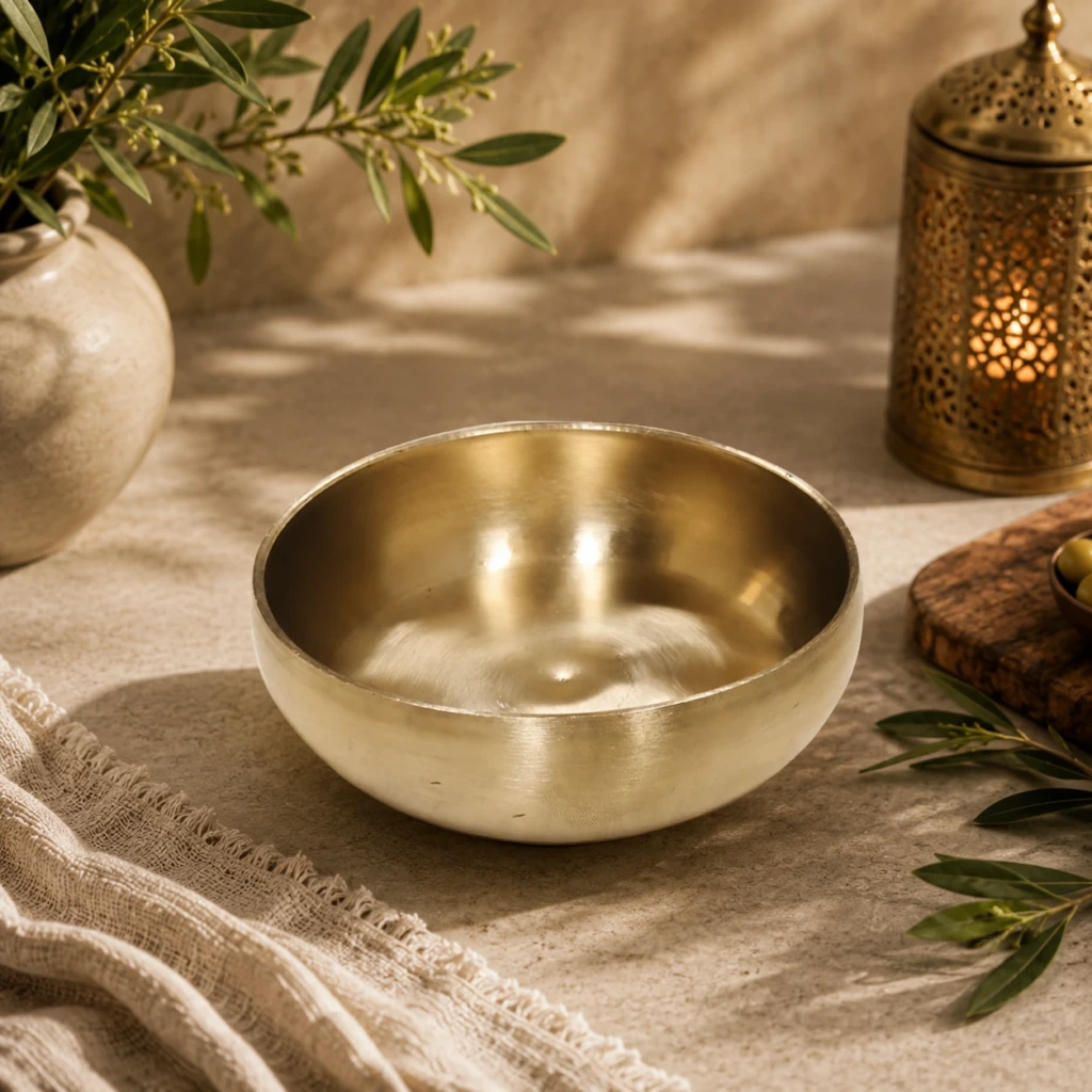 Kansyam Curve Kansa Bronze Halva Plate 250 ML - view 2