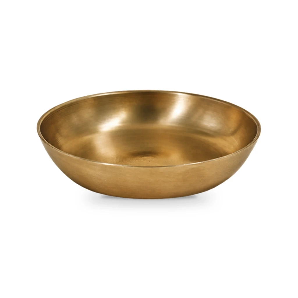 Kansyam Deep Kansa Bronze Halva Plate