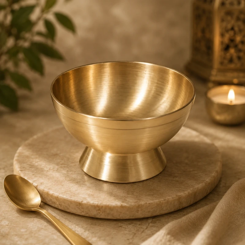 Kansyam Ice Cream Kansa Bronze Bowl - view 2