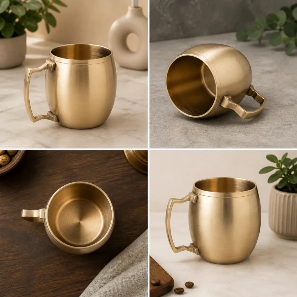 Kansyam Kansa Bronze Mule Mug 500 ML - view 4