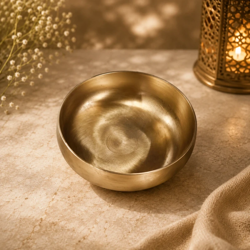 Kansyam Lotus Kansa Bronze Halva Plate 200 ML - view 2