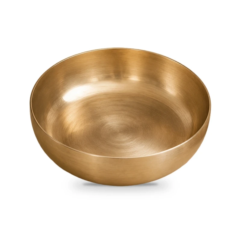 Kansyam Lotus Kansa Bronze Halva Plate 200 ML