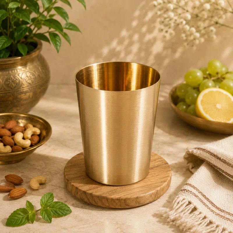 Kansyam Pipe Kansa Bronze Glass 270 ML - view 2