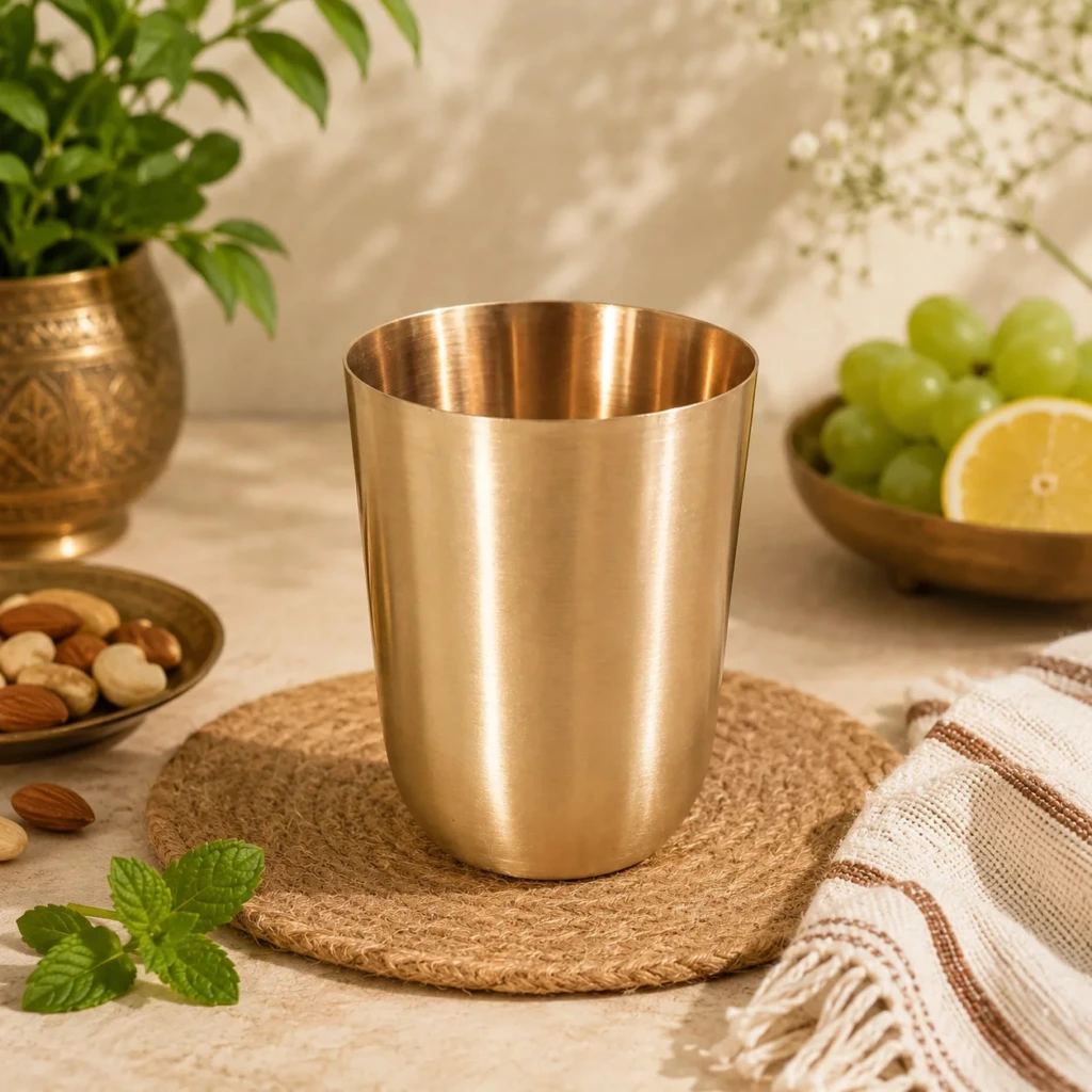 Kansyam Slim Kothi Kansa Bronze Glass 260 ML - view 2