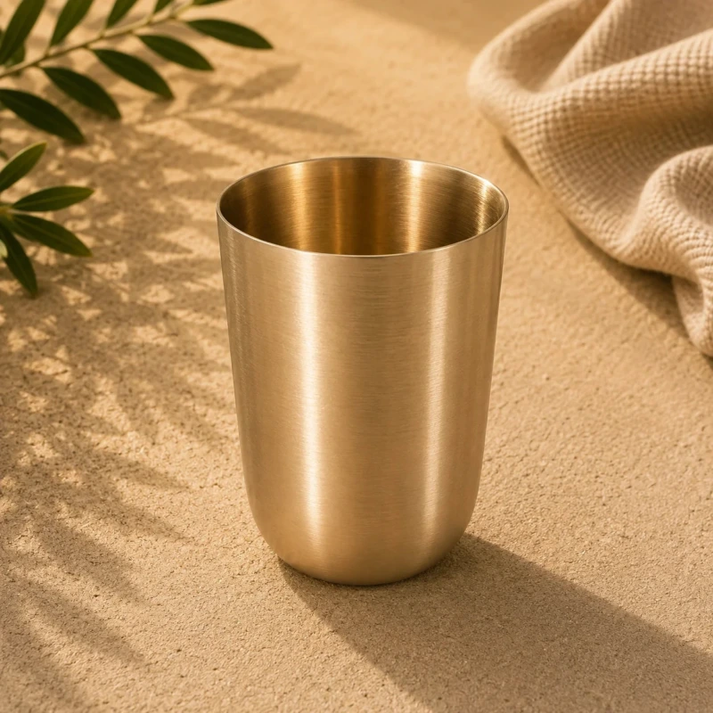 Kansyam Slim Kothi Kansa Bronze Glass 260 ML - view 3