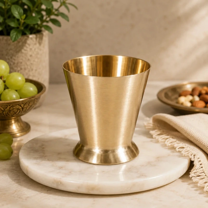 Kansyam Stand Kansa Bronze Glass 270 ML - view 2